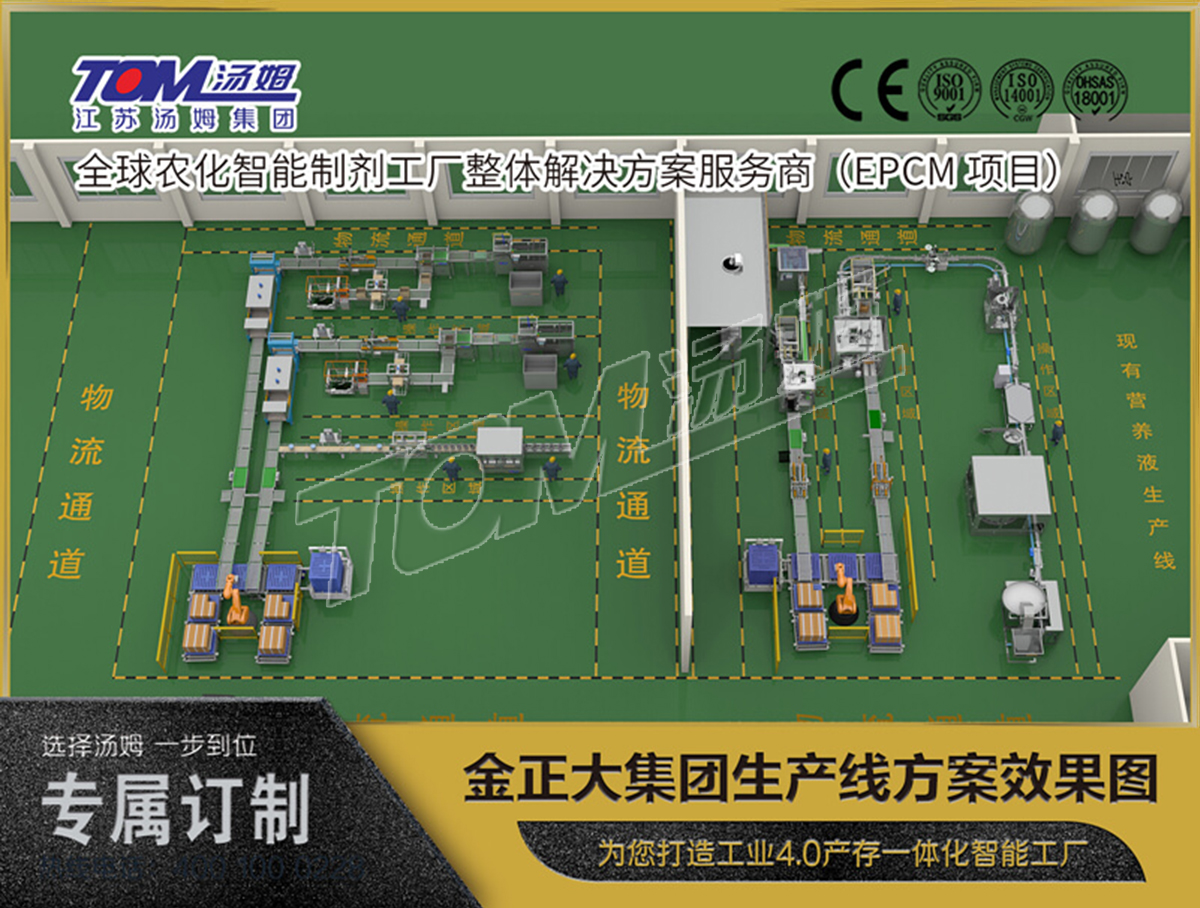金正大集團(tuán)生產(chǎn)線方案效果圖